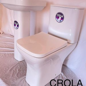 Crola v-star toilet and sink